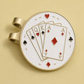 Kortspill Poker Golf Magnetic Hat Clip Ball Marker